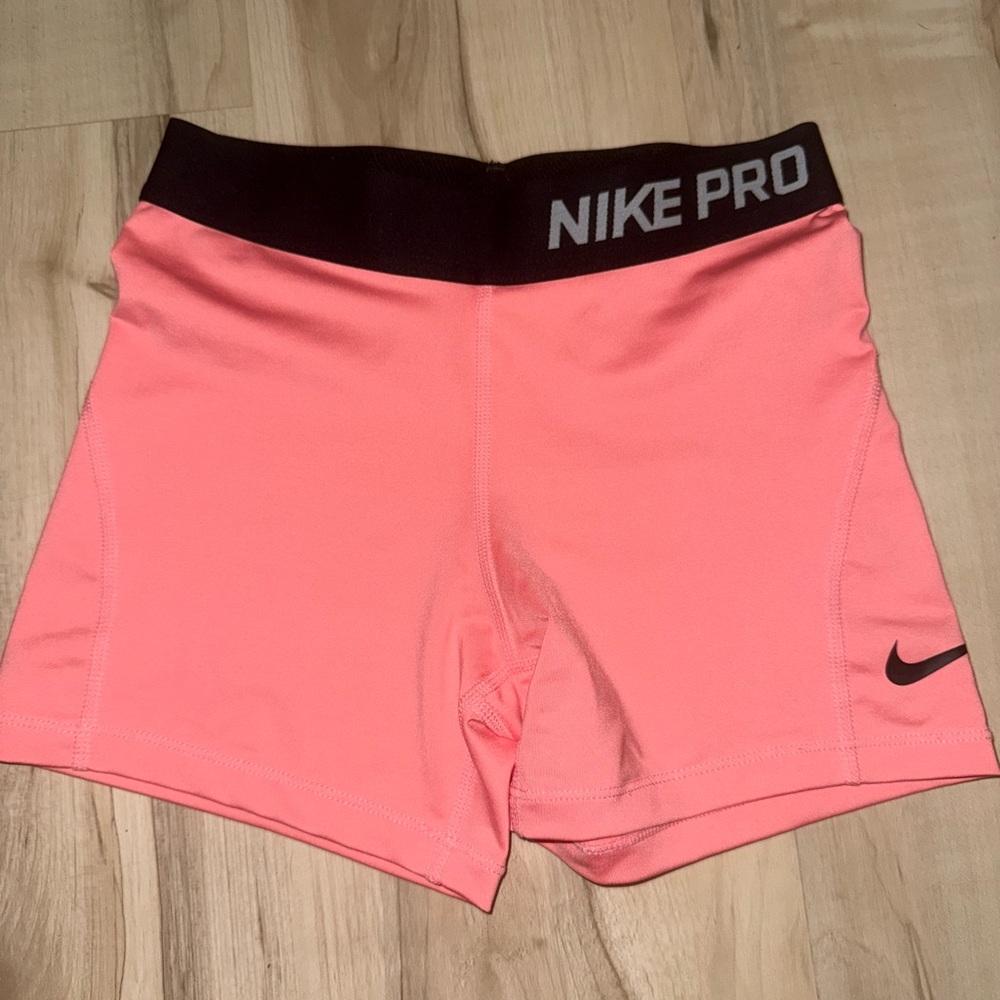 Nike Pro Dri Fit Spandex Shorts Pink